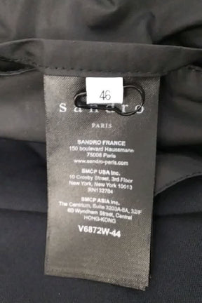 Veste Sandro Marine en Laine