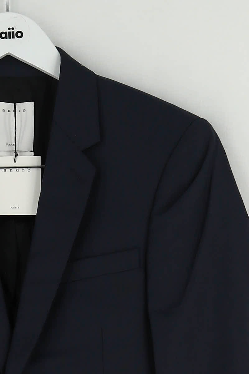 Veste Sandro Marine en Laine