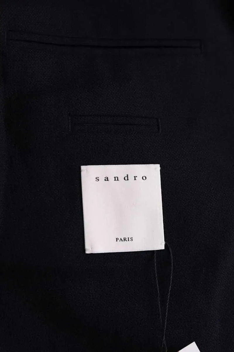Veste Sandro Marine en Synthétique