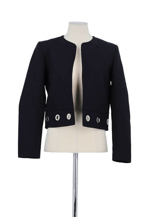 Veste Sandro Noir en Coton, taille M - Seconde Main