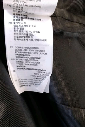 Veste Sandro Noir en Coton