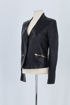 Veste Sandro Noir en Cuir