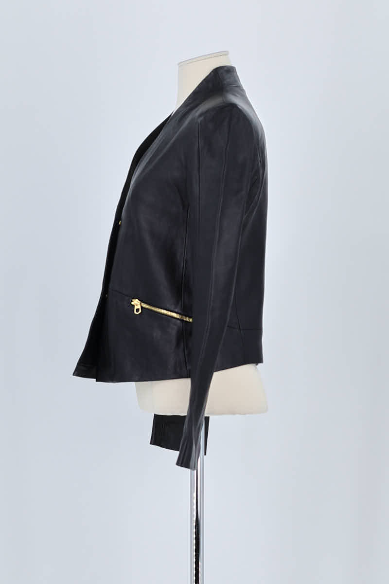 Veste Sandro Noir en Cuir