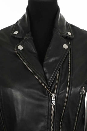 Veste Sandro Noir en Cuir