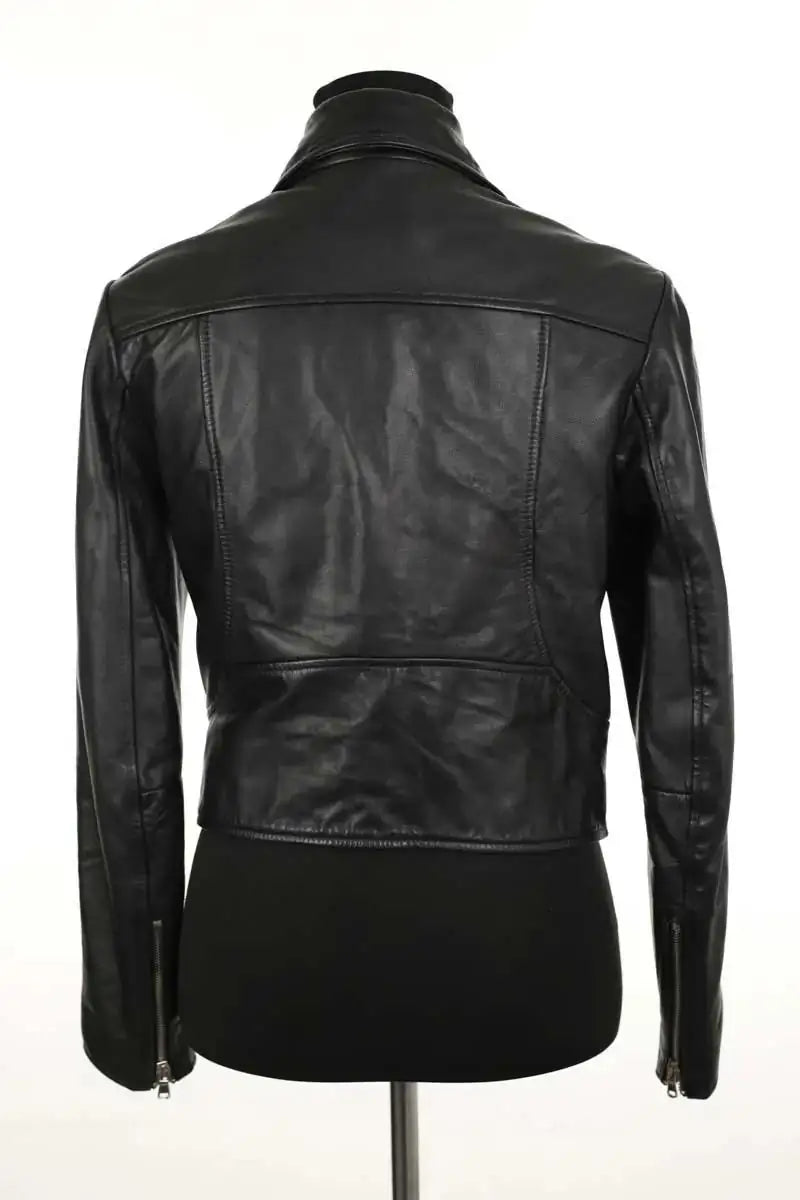Veste Sandro Noir en Cuir