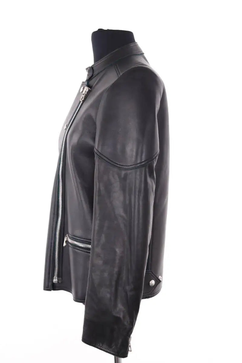 Veste Sandro Noir en Cuir