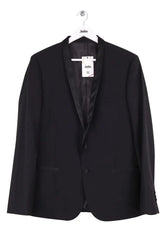 Veste Sandro Noir en Laine, taille M - Seconde Main