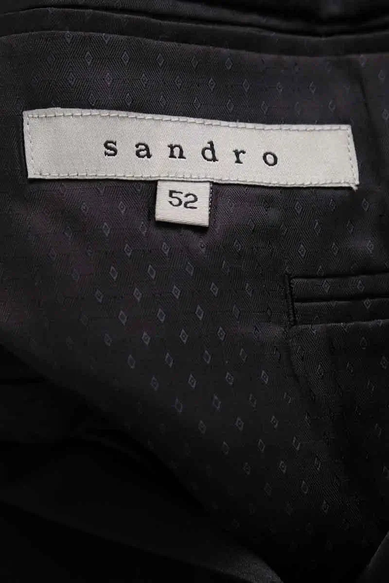 Veste Sandro Noir en Laine