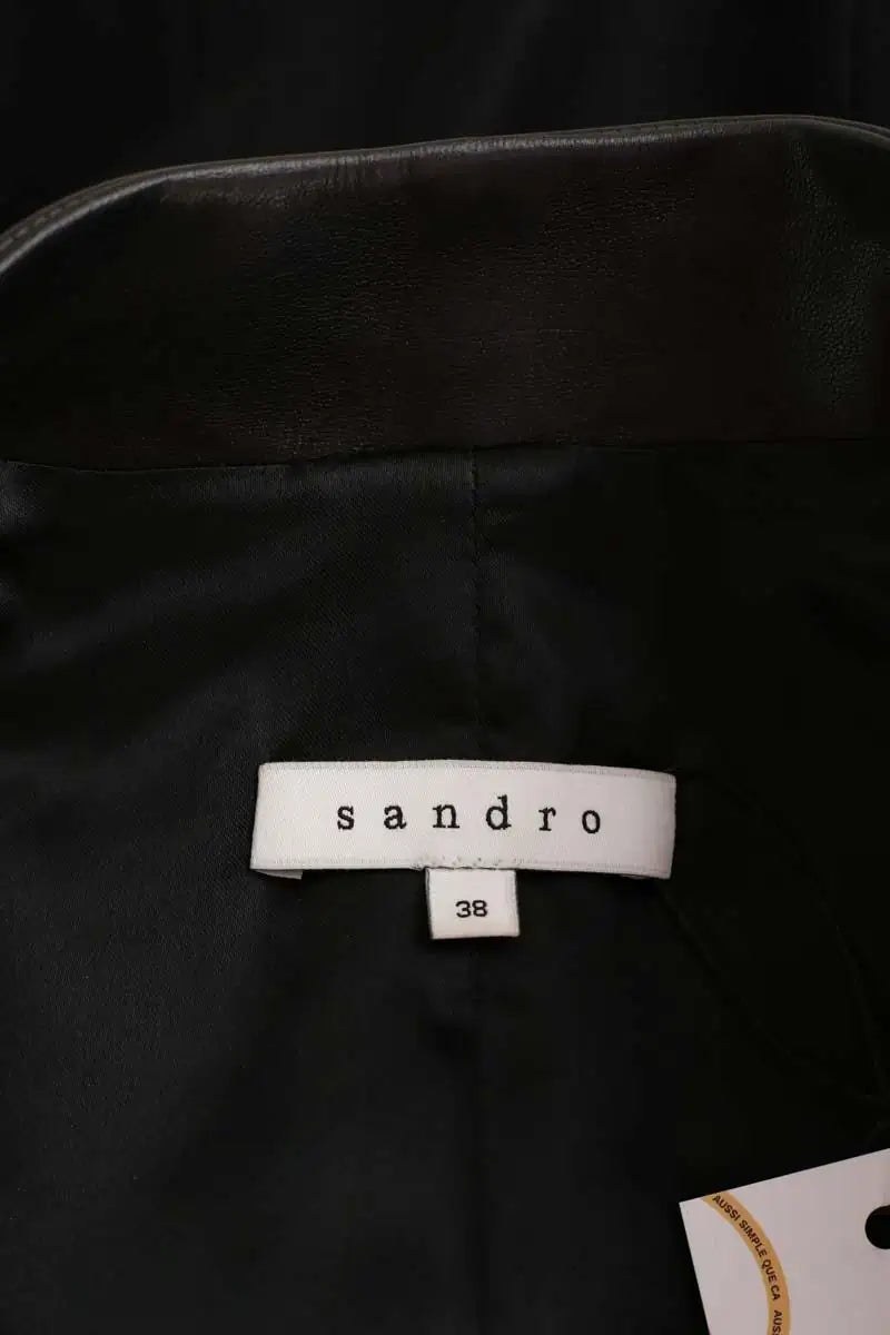 Veste Sandro Noir en Laine