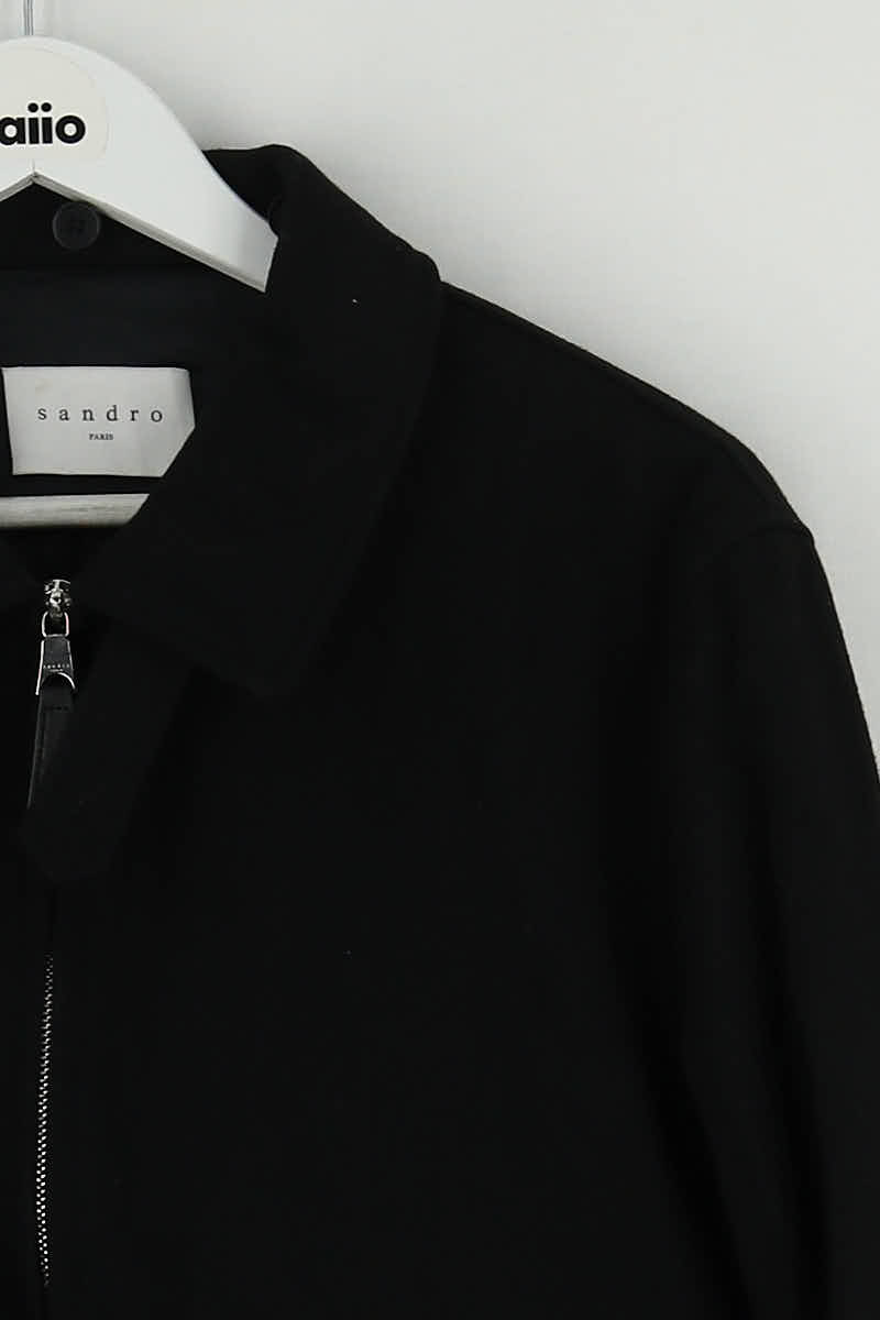 Veste Sandro Noir en Laine