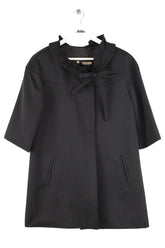 Veste Sandro Noir en Synthétique, taille S - Seconde Main
