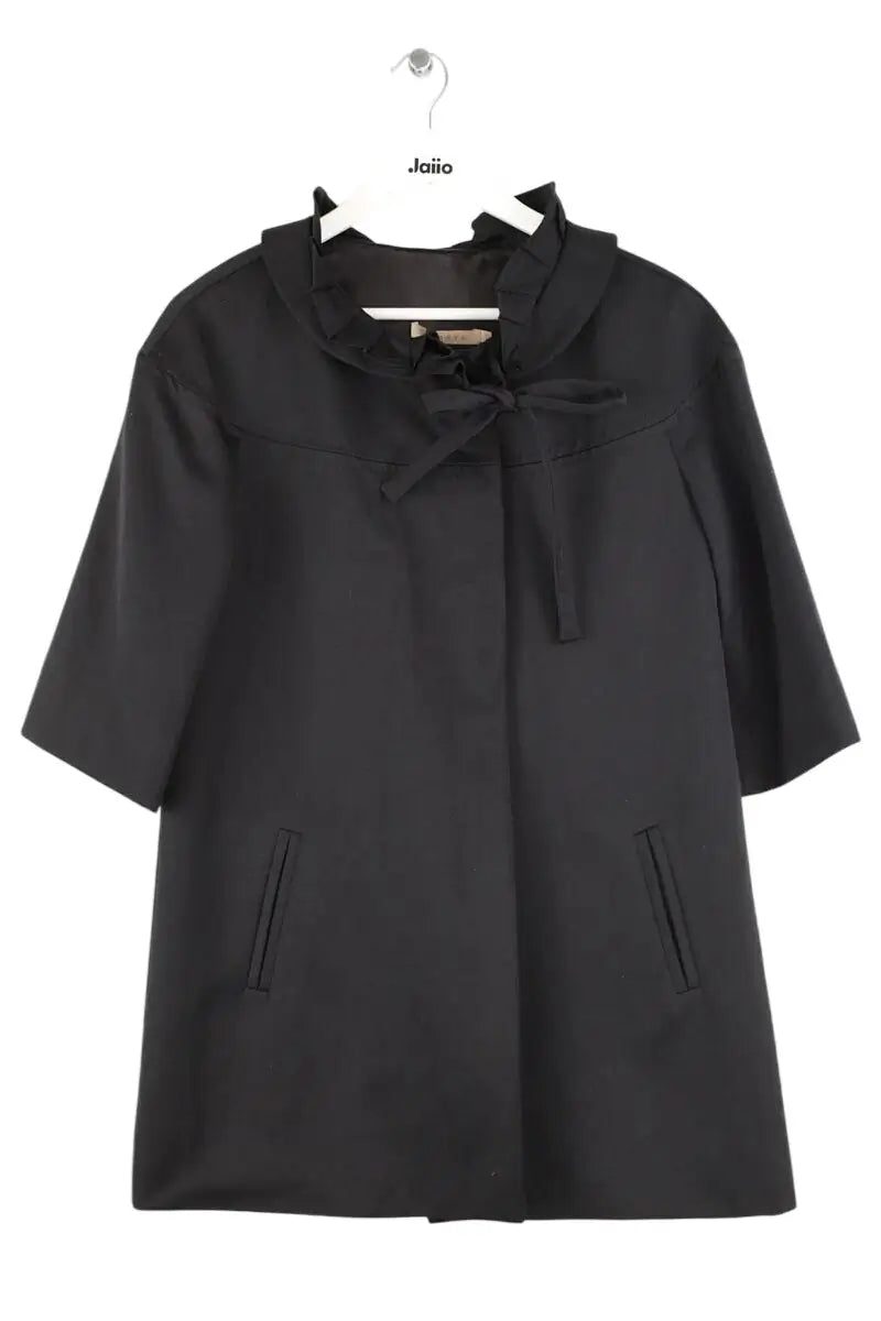 Veste Sandro Noir en Synthétique, taille S - Seconde Main