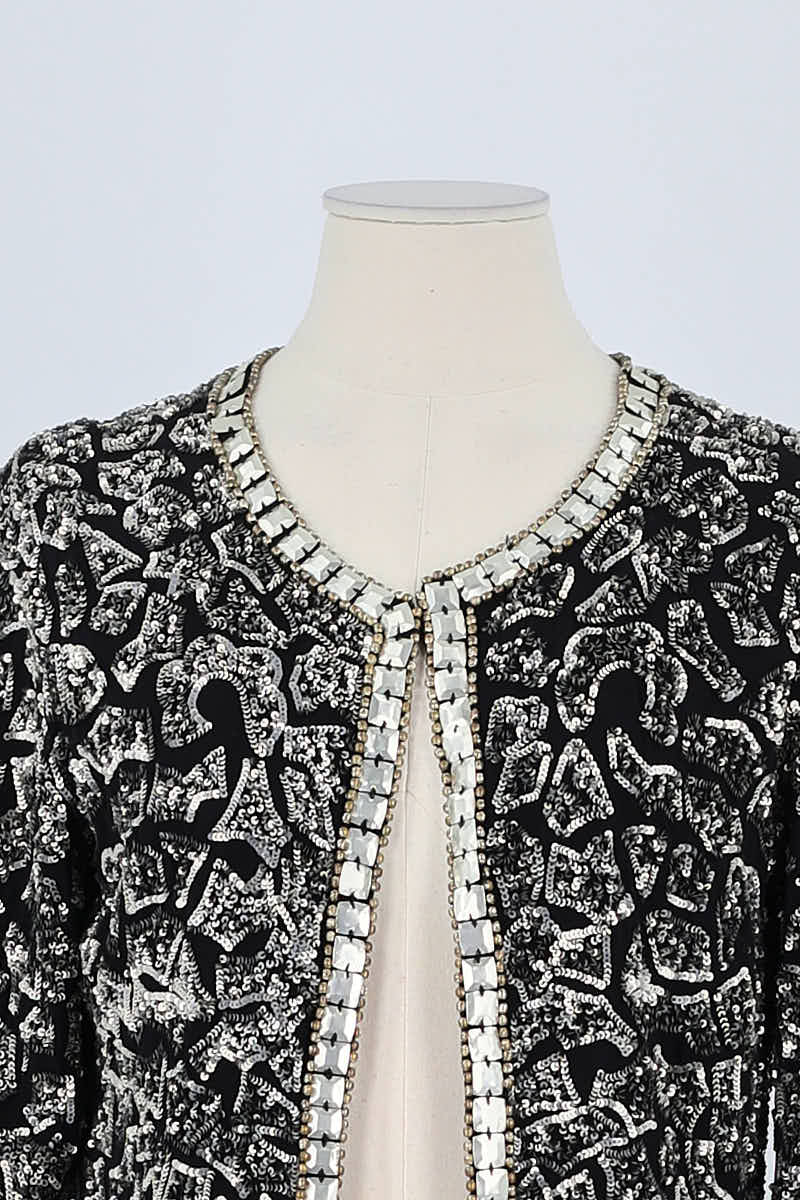 Veste Sandro Noir en Viscose
