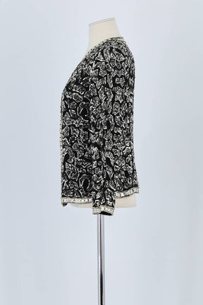 Veste Sandro Noir en Viscose