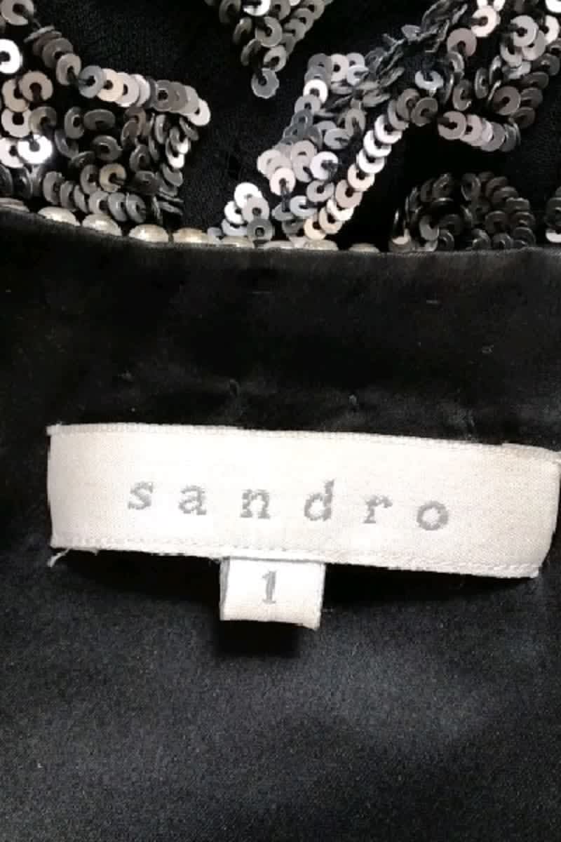 Veste Sandro Noir en Viscose