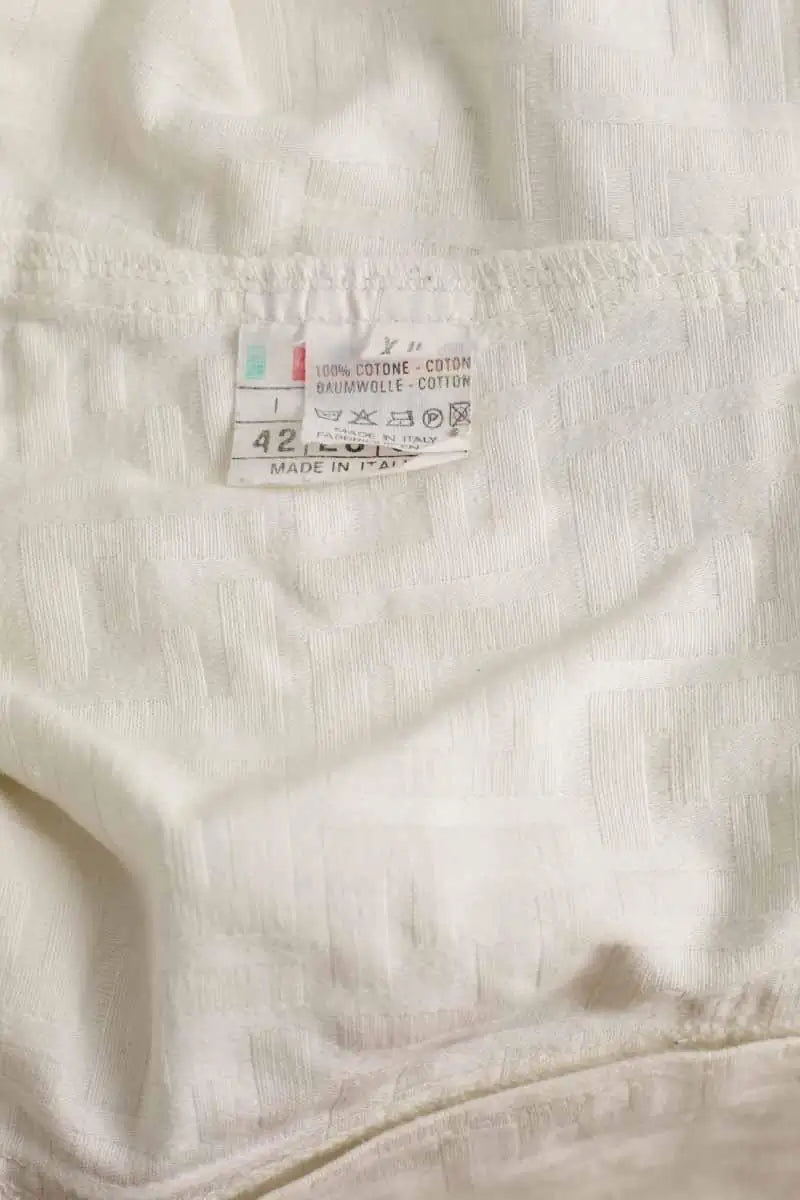 Veste sans manches Fendi Blanc en Coton