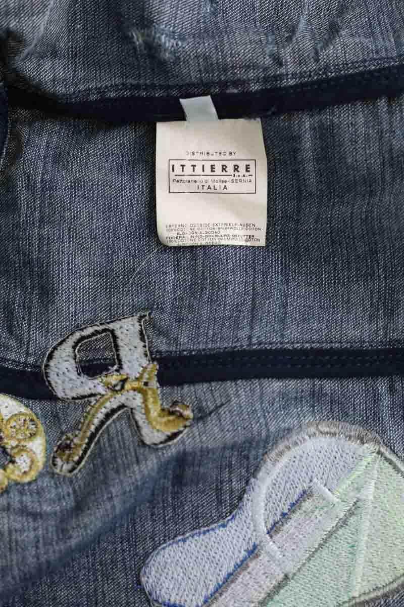 Veste sans manches Versace Bleu en Coton