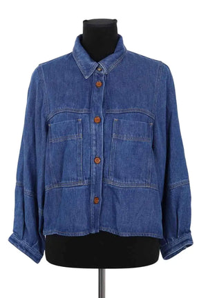 Veste Sessun Leone Bleu en Coton, taille M - Seconde Main