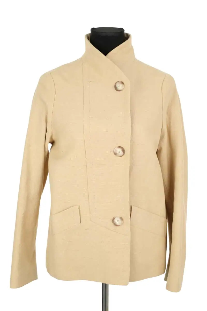 Veste Sézane Beige en Coton, taille XS - Seconde Main