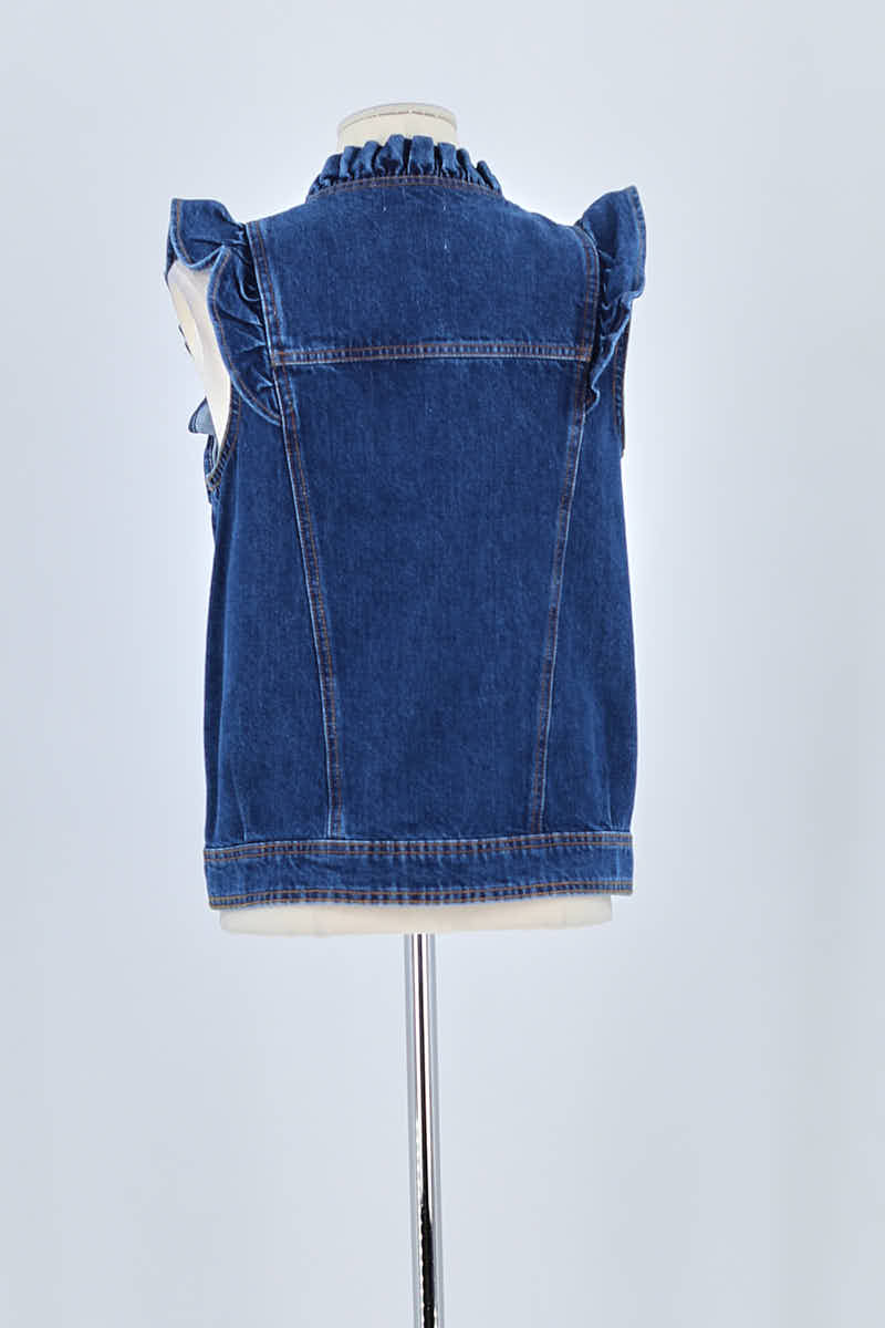 Veste Sézane Bleu en Coton