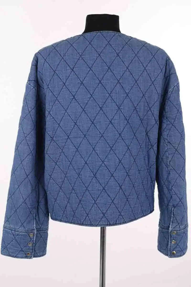 Veste Sézane Bleu en Coton