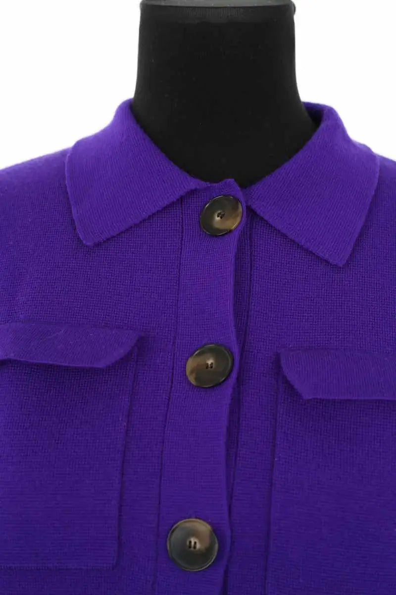 Veste Sézane Bleu en Laine