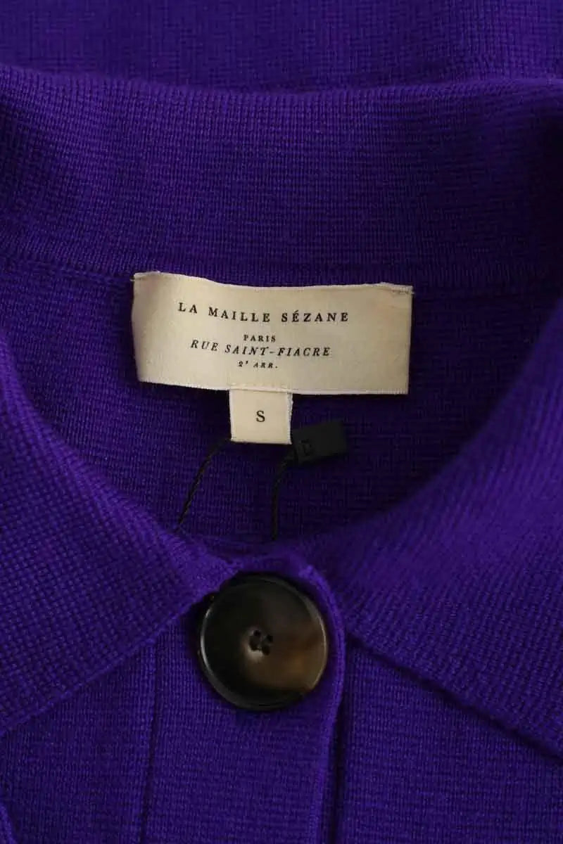 Veste Sézane Bleu en Laine