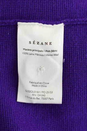 Veste Sézane Bleu en Laine