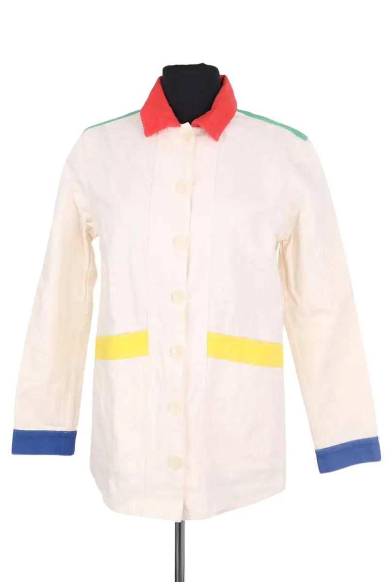 Veste Sézane Ecru en Coton, taille S - Seconde Main