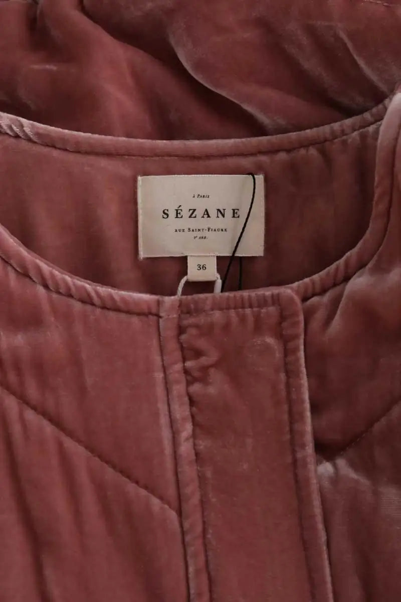 Veste Sézane Rose en Viscose
