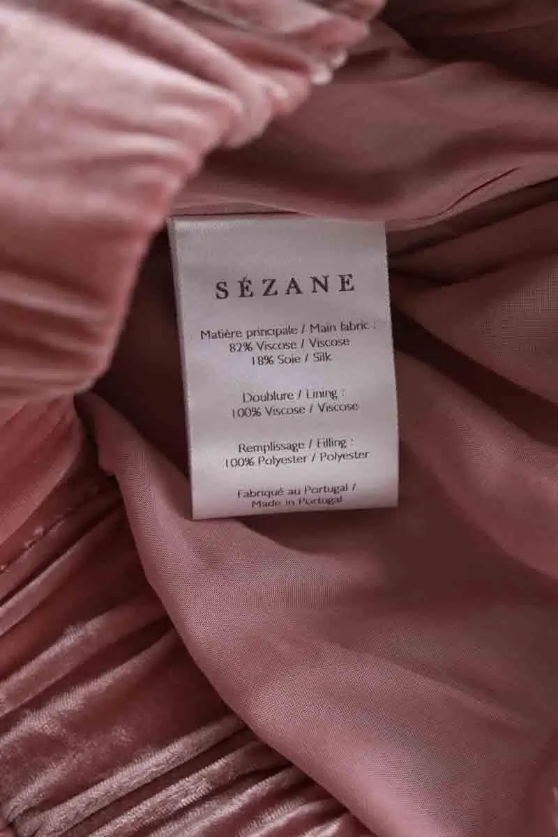 Veste Sézane Rose en Viscose