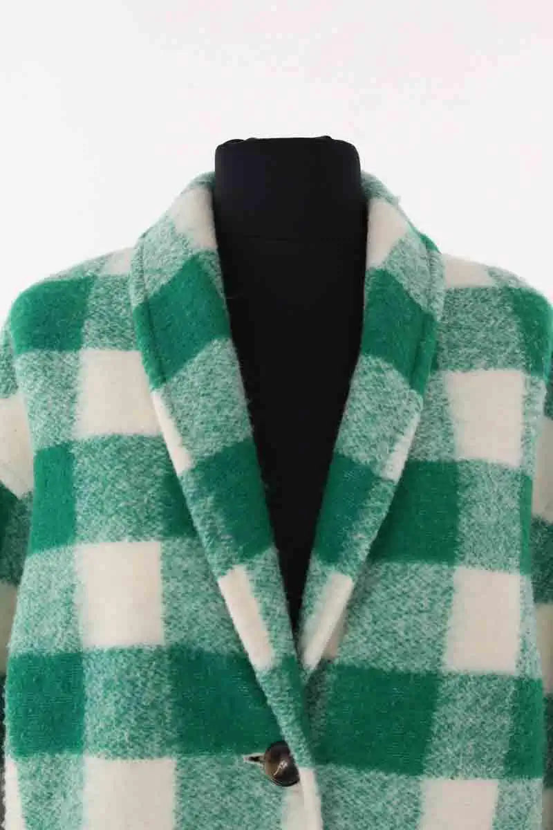 Veste Sézane Vert en Laine