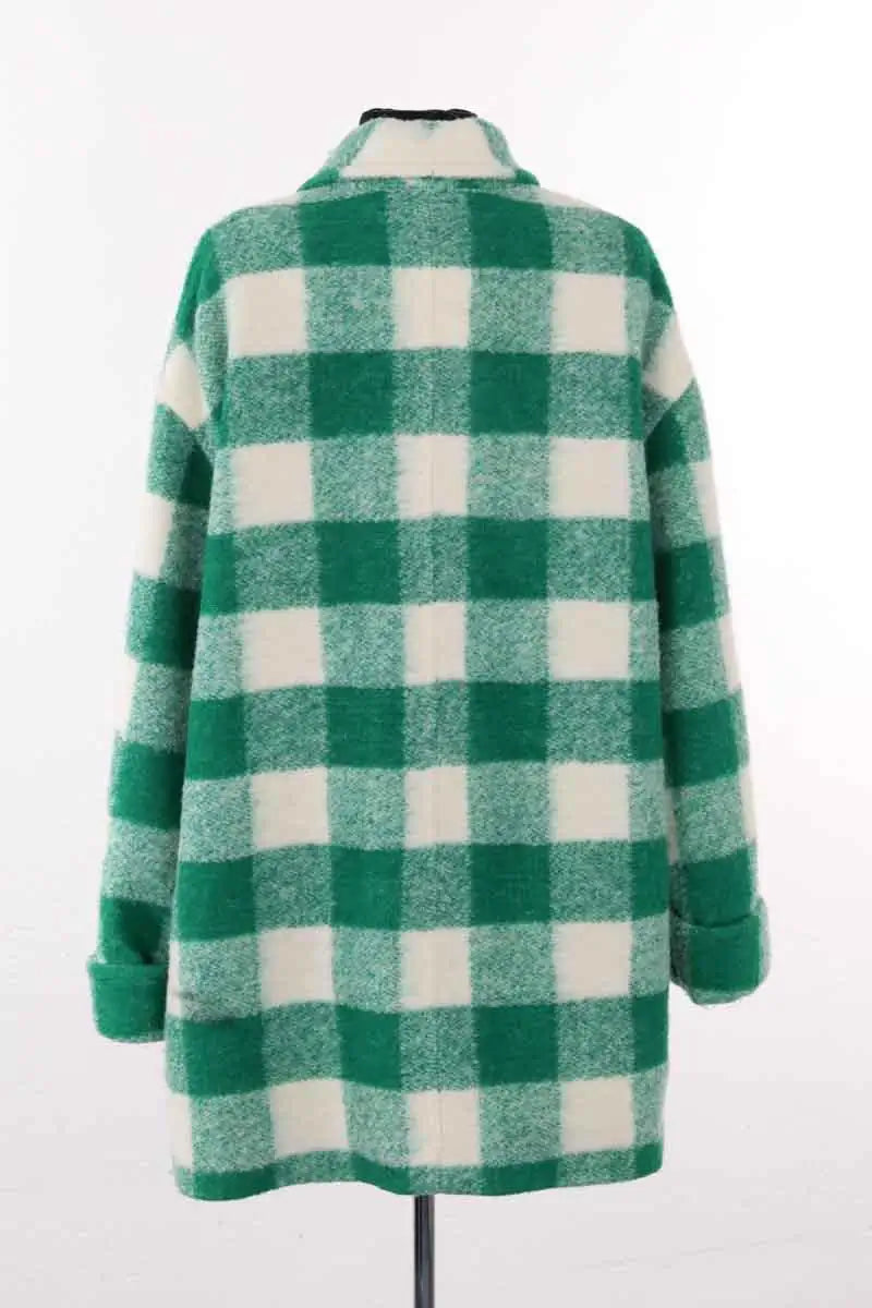 Veste Sézane Vert en Laine