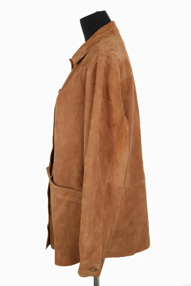 Veste Sézane Will Camel en Daim