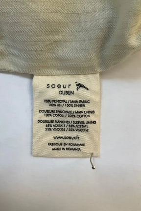 Veste Soeur Beige en Lin