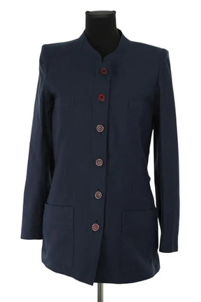 Veste Sonia Rykiel Bleu en Coton, taille M - Seconde Main