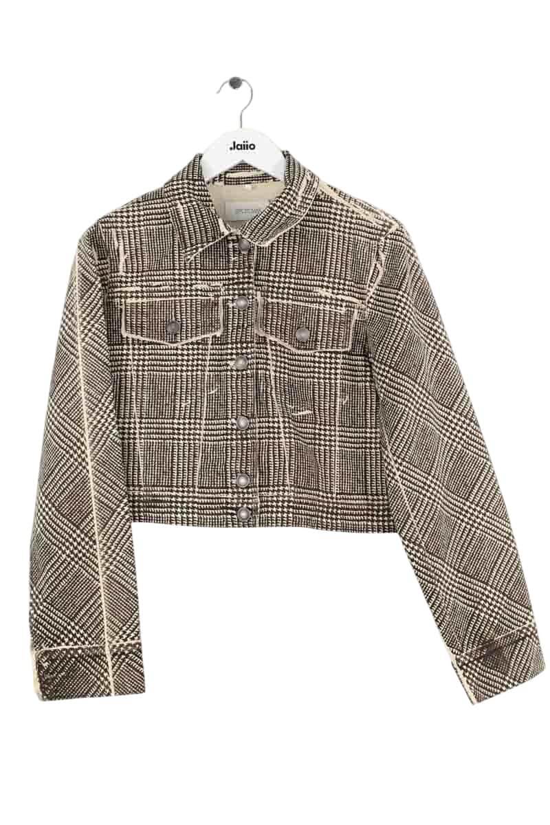 Veste Sportmax Marron en Coton, taille L - Seconde Main