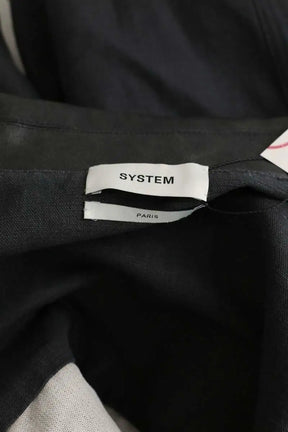 Veste System Noir en Coton