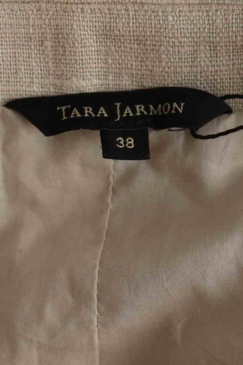 Veste Tara Jarmon Beige en Lin