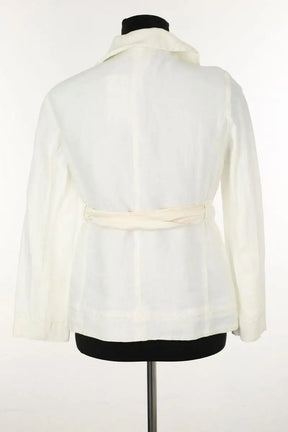 Veste Tara Jarmon Blanc en Lin