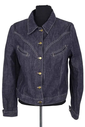 Veste Tara Jarmon Bleu en Coton, taille XL - Seconde Main