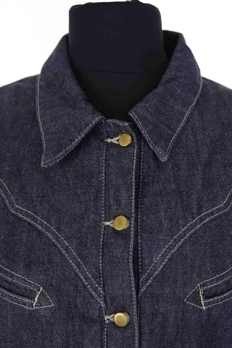 Veste Tara Jarmon Bleu en Coton