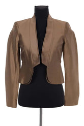 Veste Tara Jarmon Kaki en Coton, taille S - Seconde Main