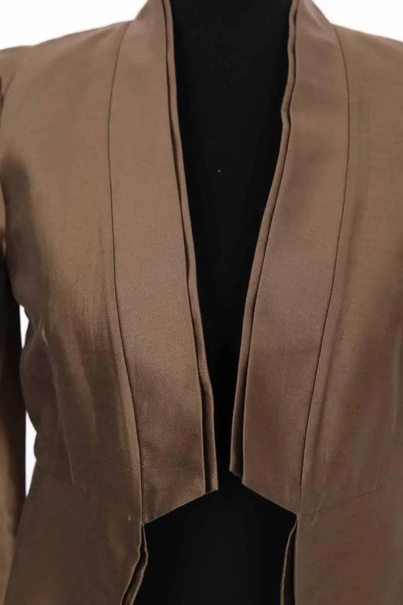 Veste Tara Jarmon Kaki en Coton