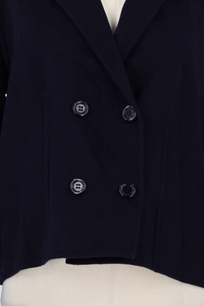 Veste Tara Jarmon Marine en Laine