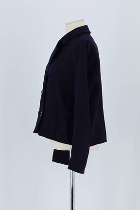 Veste Tara Jarmon Marine en Laine