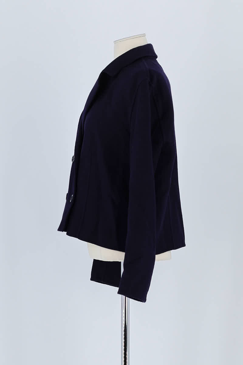 Veste Tara Jarmon Marine en Laine