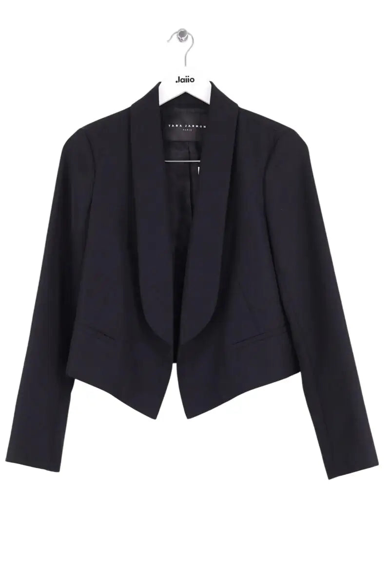 Veste Tara Jarmon Noir en Synthétique, taille M - Seconde Main