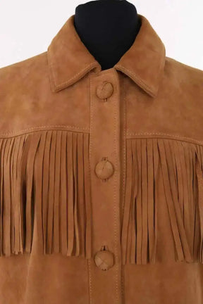 Veste The Kooples Camel en Cuir