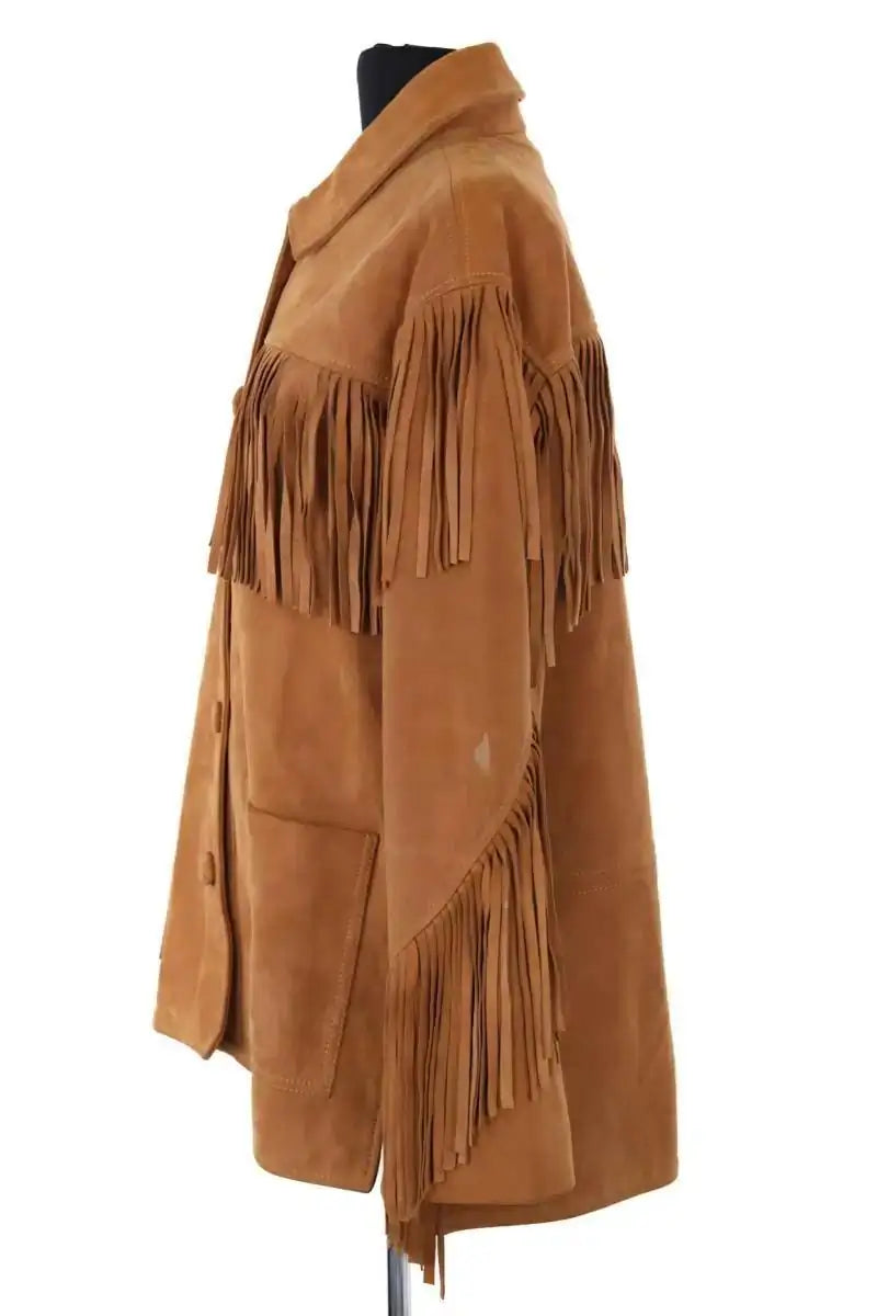 Veste The Kooples Camel en Cuir